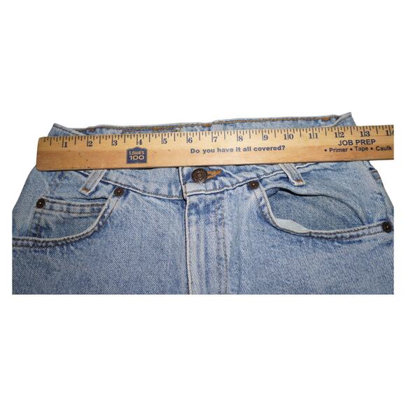 Vintage Levi’s 550 Relaxed Taper Jeans – Made in USA – Size 27x30 – Raw Hem - Picture 9 of 14